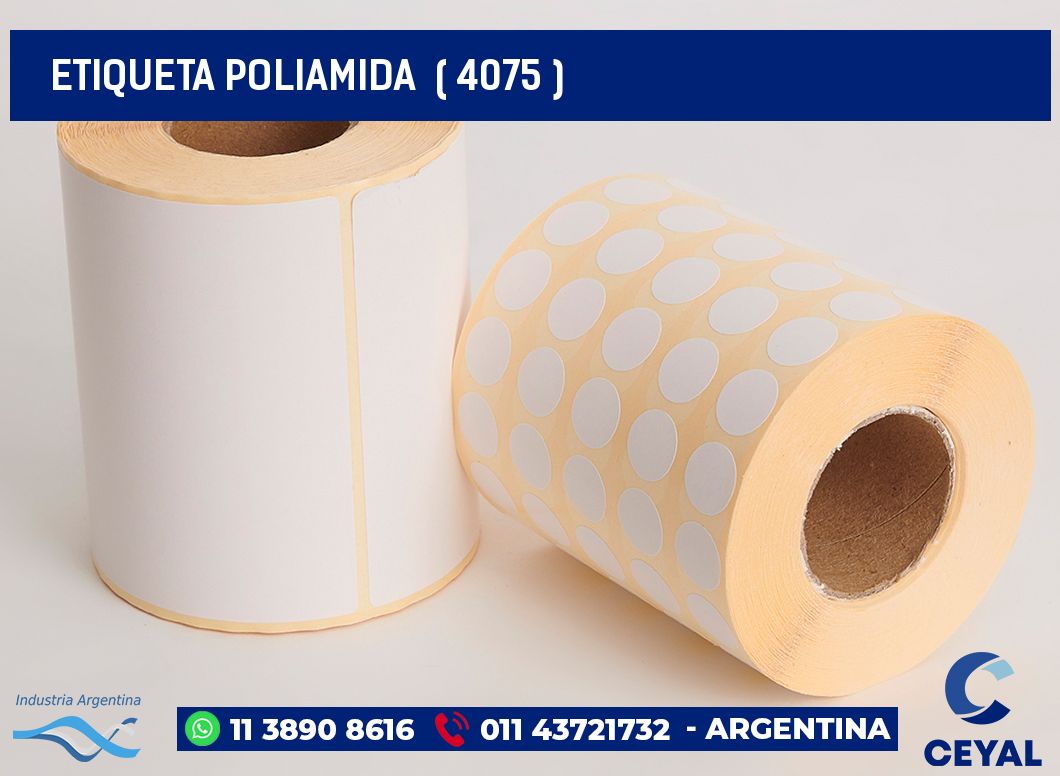 ETIQUETA POLIAMIDA  ( 4075 )
