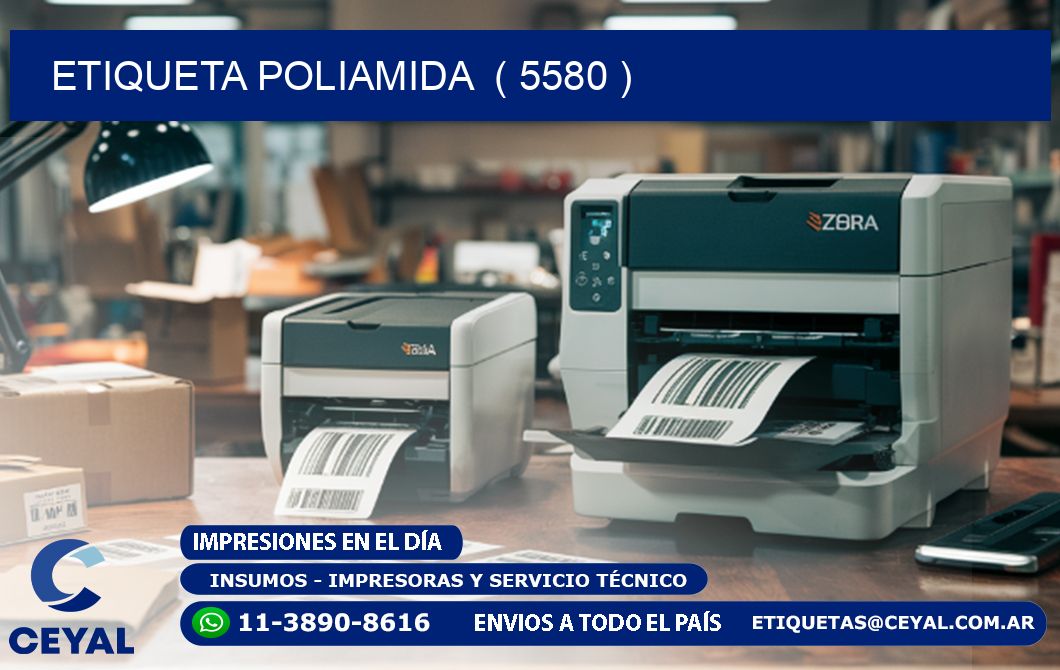 ETIQUETA POLIAMIDA  ( 5580 )