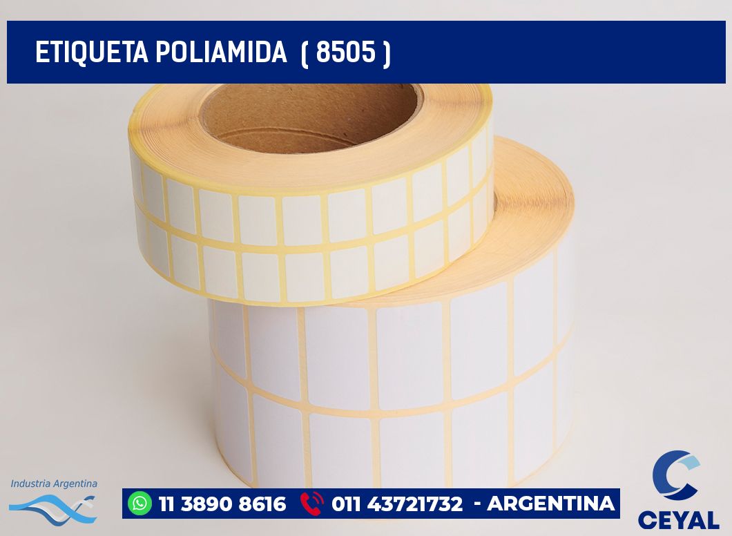 ETIQUETA POLIAMIDA  ( 8505 )