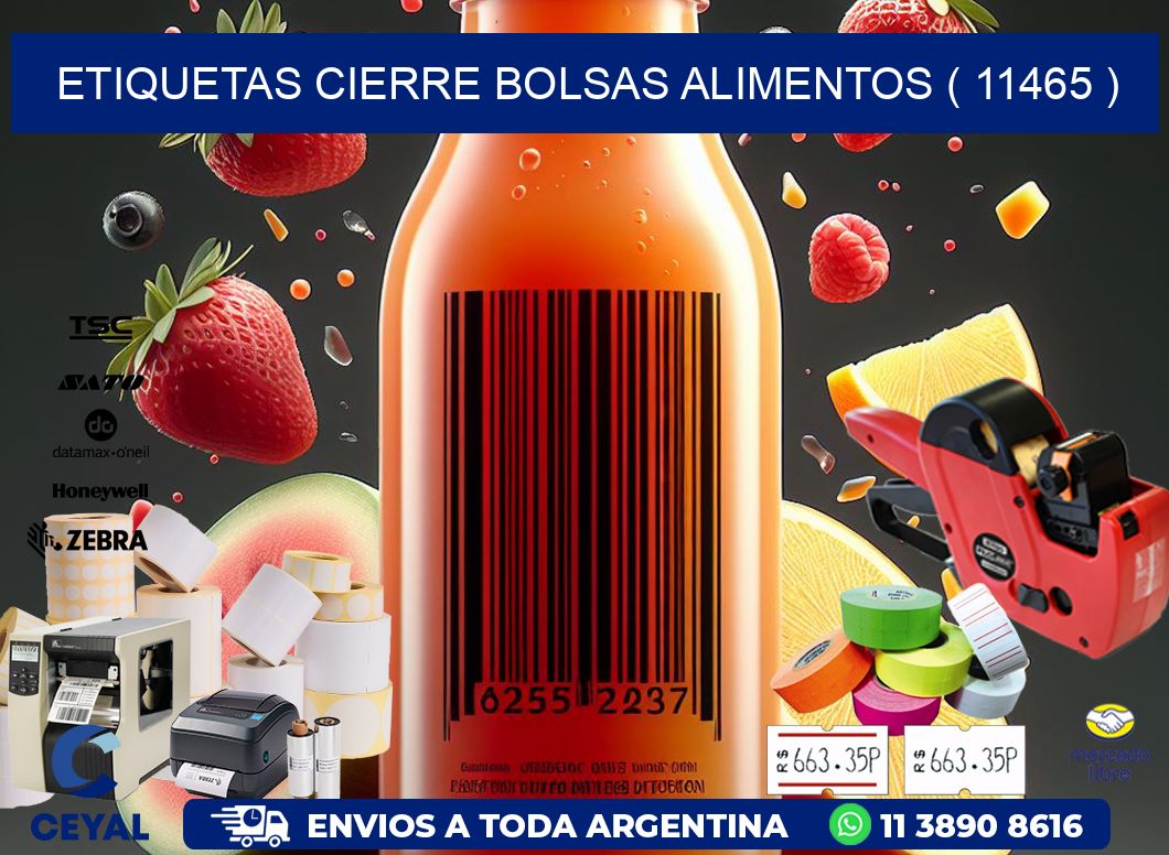 ETIQUETAS CIERRE BOLSAS ALIMENTOS ( 11465 )