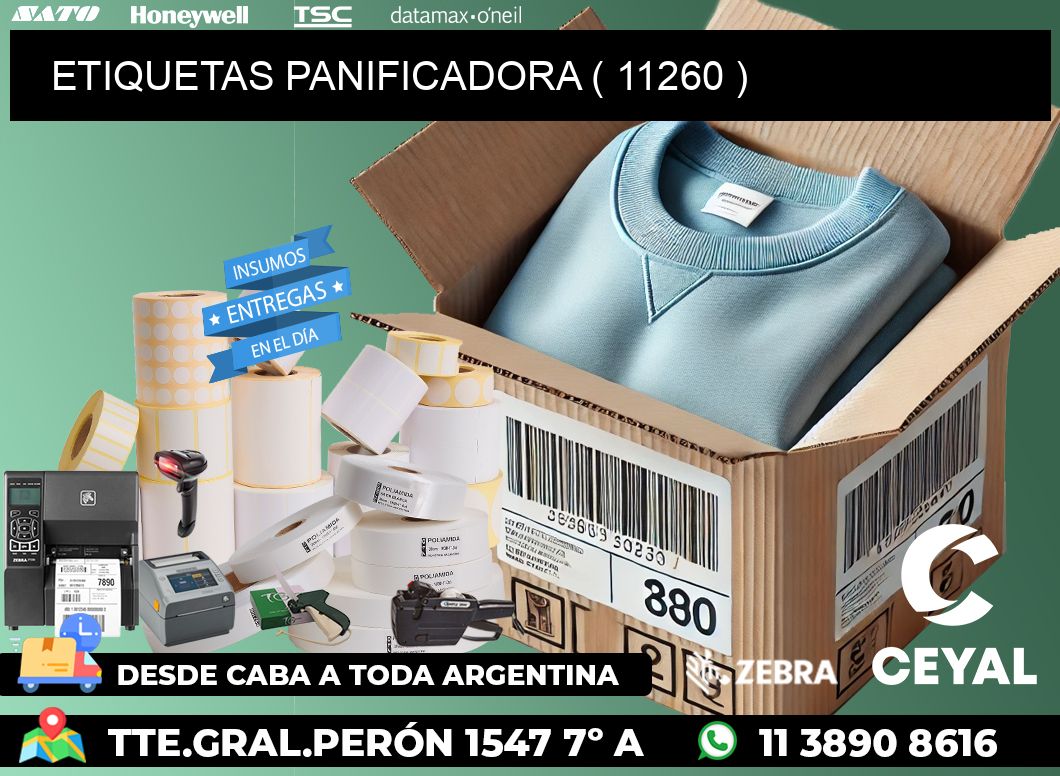 ETIQUETAS PANIFICADORA ( 11260 )