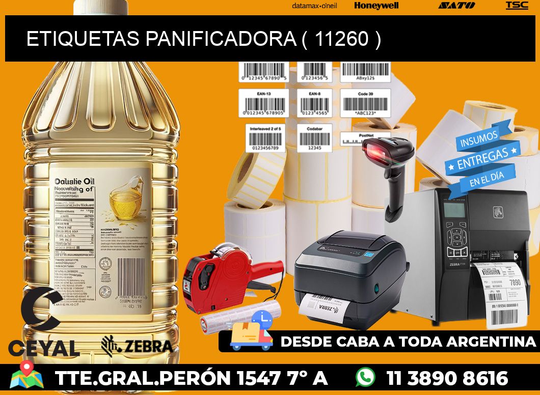 ETIQUETAS PANIFICADORA ( 11260 )