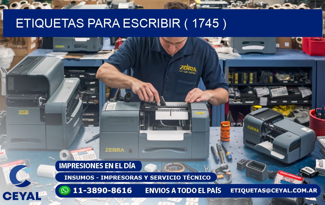 ETIQUETAS PARA ESCRIBIR ( 1745 )