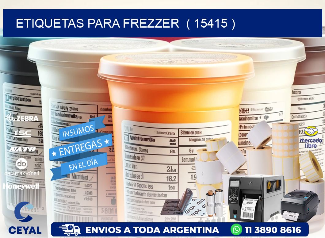 ETIQUETAS PARA FREZZER  ( 15415 )