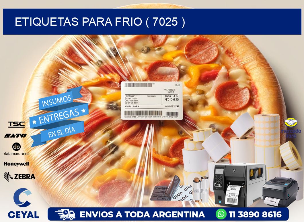 ETIQUETAS PARA FRIO ( 7025 )