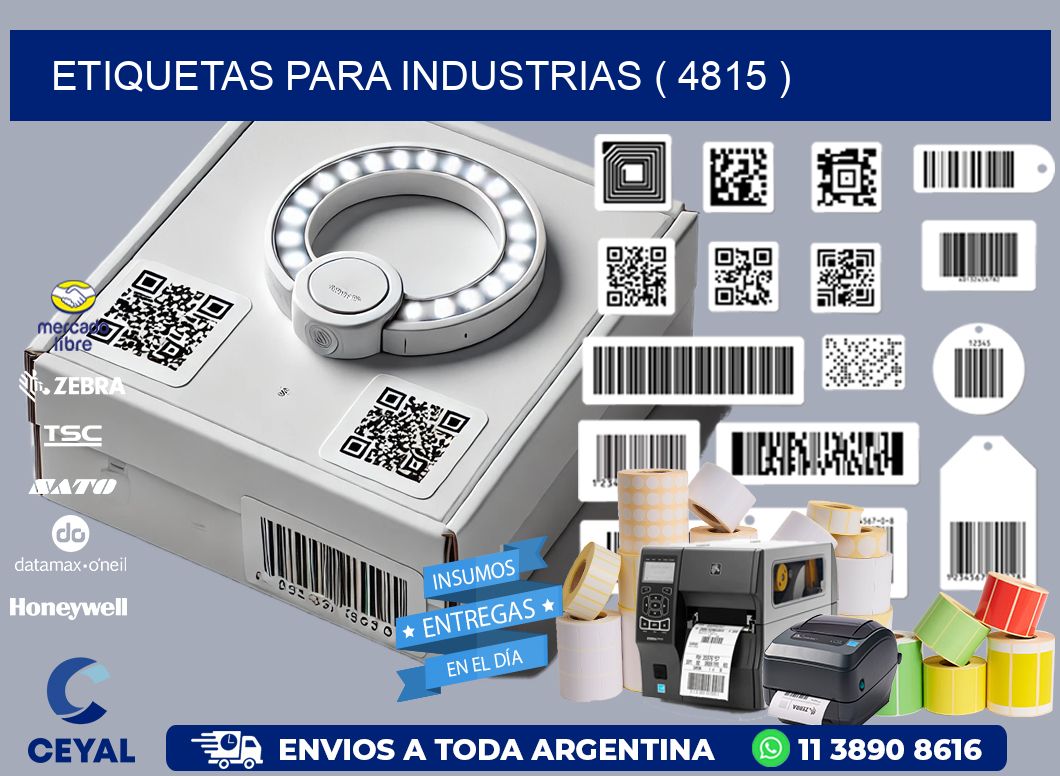 ETIQUETAS PARA INDUSTRIAS ( 4815 )