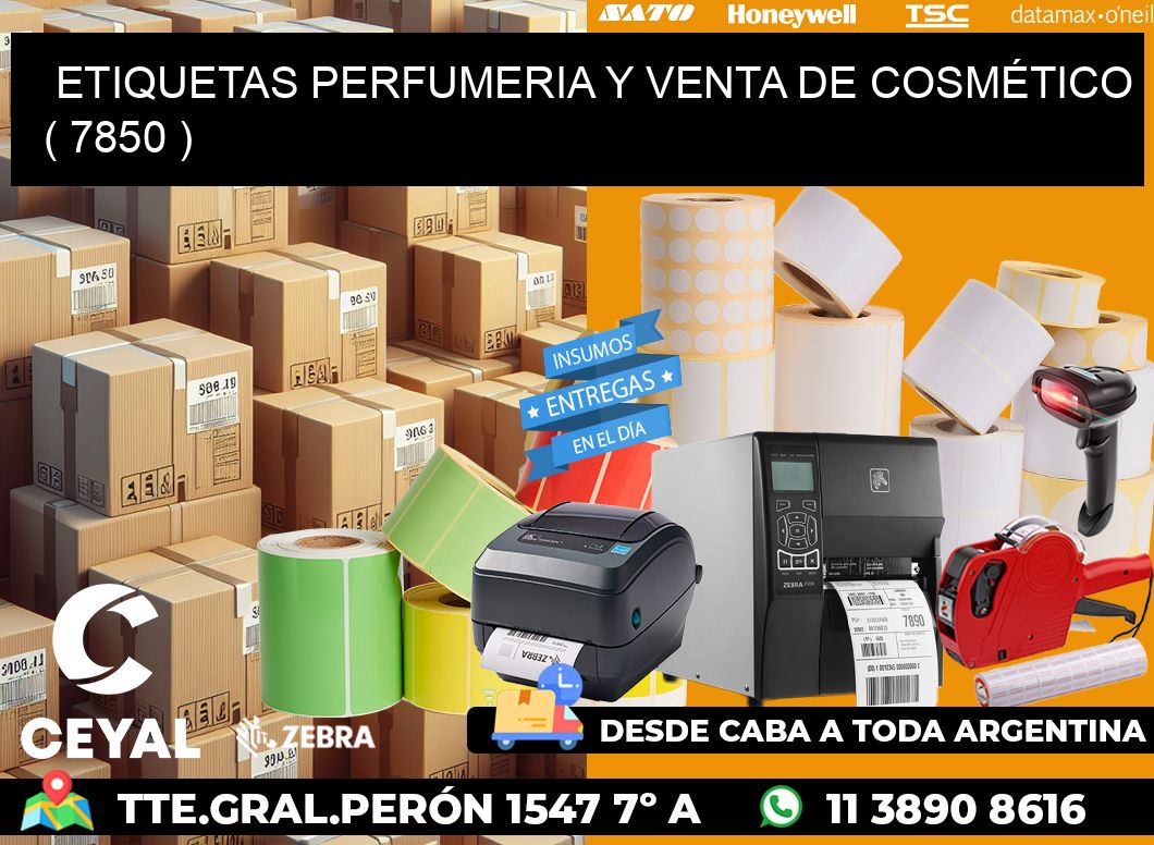 ETIQUETAS PERFUMERIA Y VENTA DE COSMÉTICO ( 7850 )