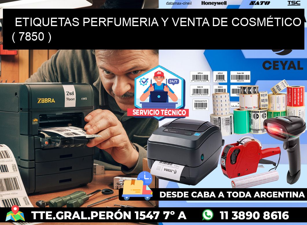 ETIQUETAS PERFUMERIA Y VENTA DE COSMÉTICO ( 7850 )