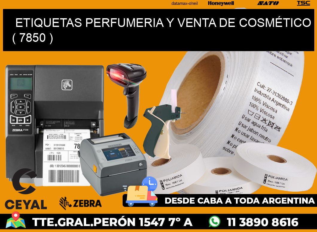 ETIQUETAS PERFUMERIA Y VENTA DE COSMÉTICO ( 7850 )