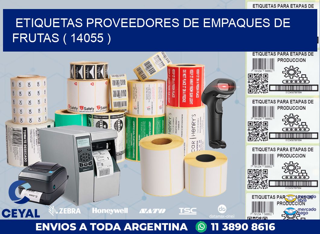 ETIQUETAS PROVEEDORES DE EMPAQUES DE FRUTAS ( 14055 )