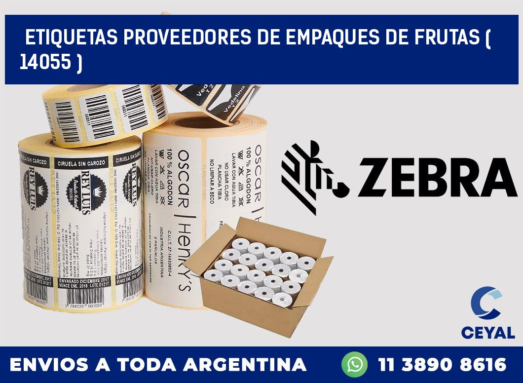 ETIQUETAS PROVEEDORES DE EMPAQUES DE FRUTAS ( 14055 )