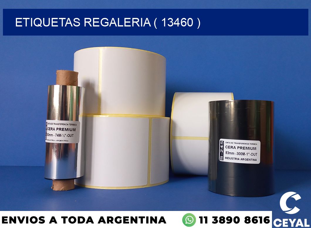 ETIQUETAS REGALERIA ( 13460 )