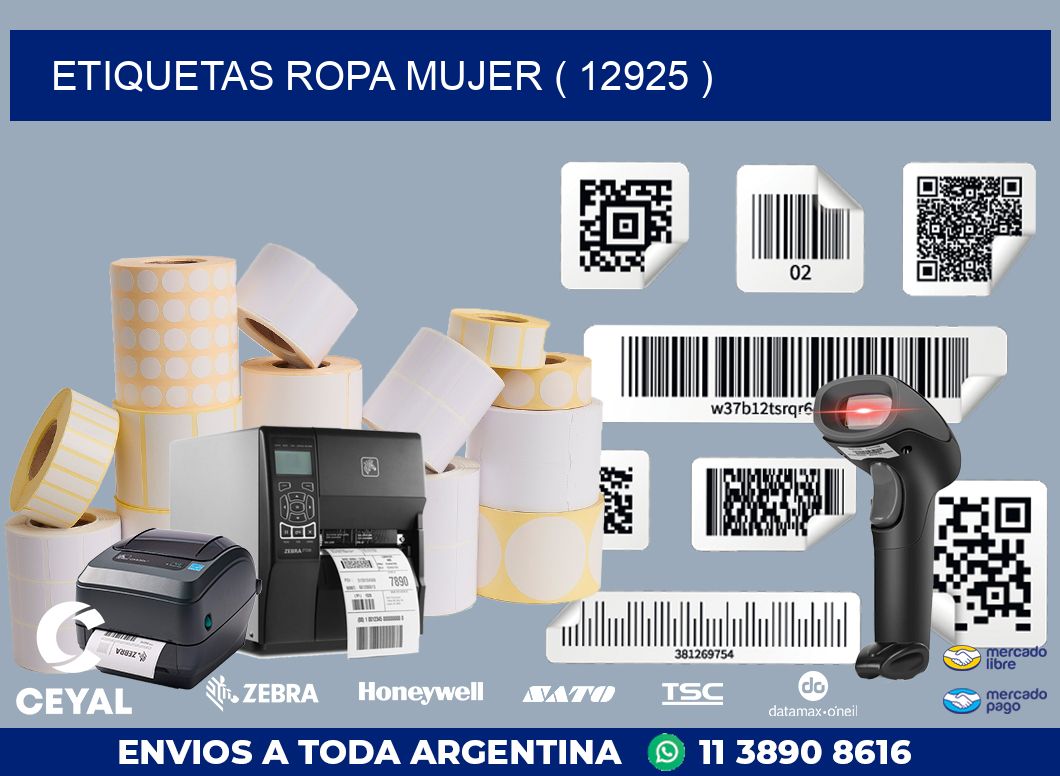 ETIQUETAS ROPA MUJER ( 12925 )