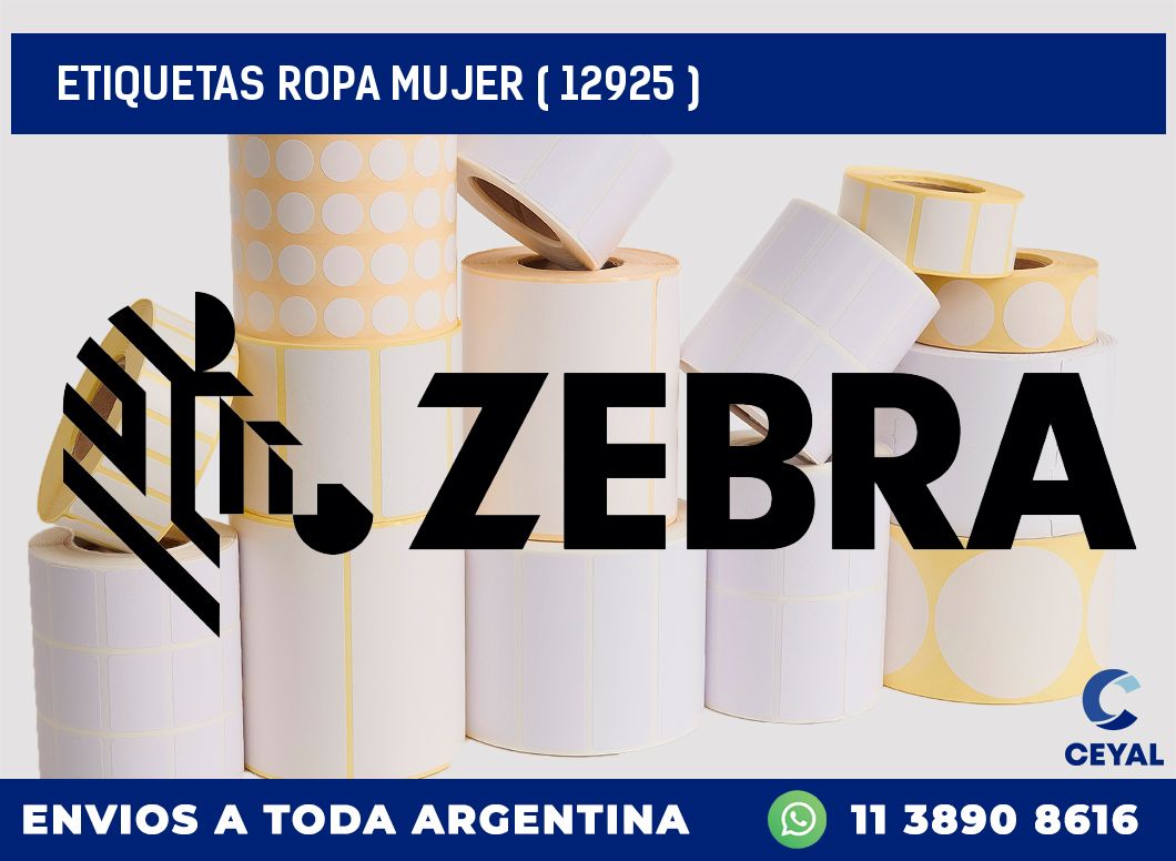 ETIQUETAS ROPA MUJER ( 12925 )