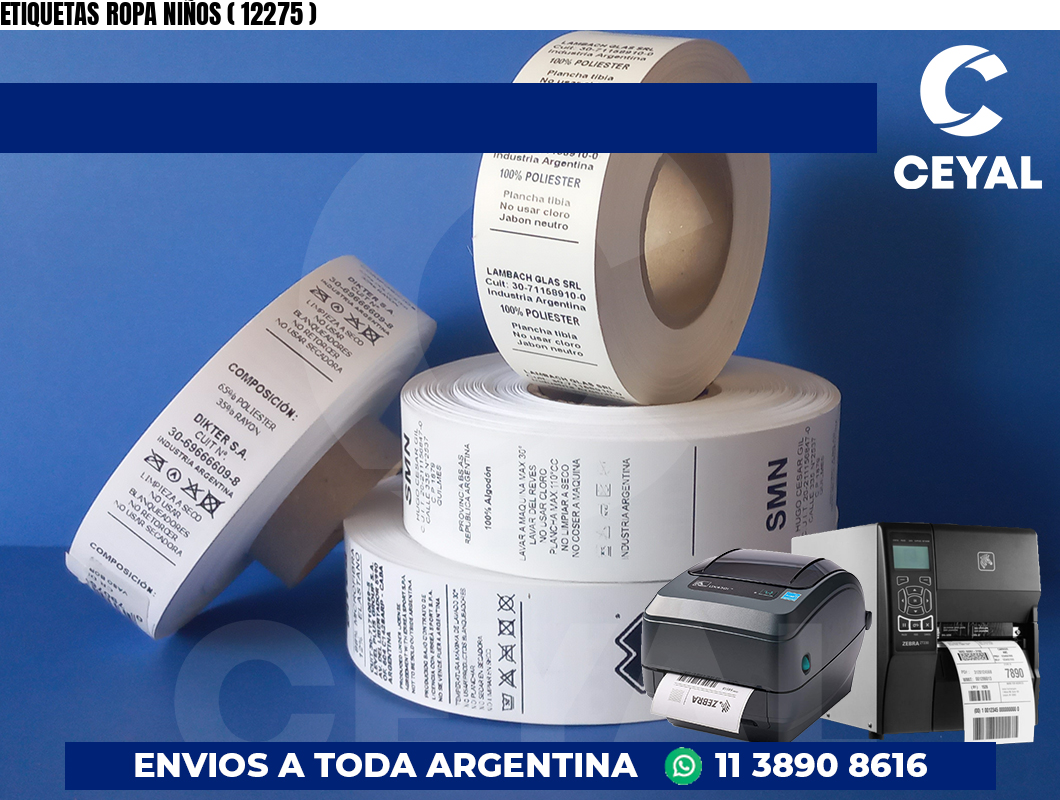 ETIQUETAS ROPA NIÑOS ( 12275 )