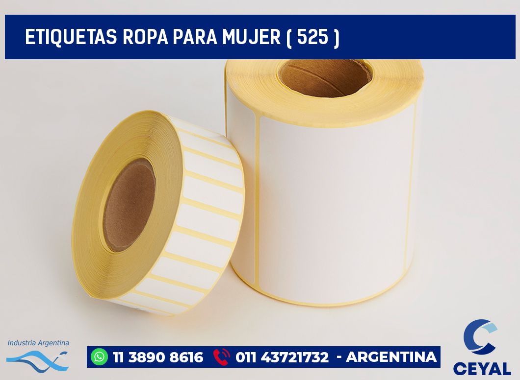 ETIQUETAS ROPA PARA MUJER ( 525 )