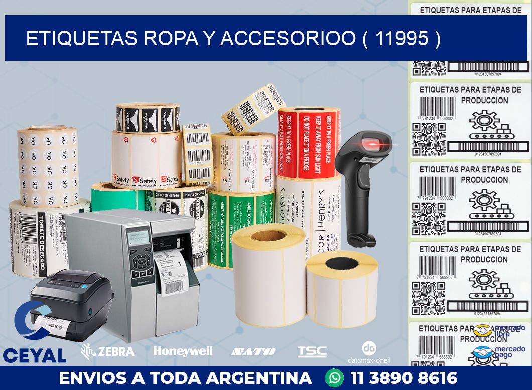 ETIQUETAS ROPA Y ACCESORIOO ( 11995 )