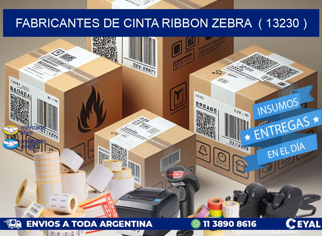 FABRICANTES DE CINTA RIBBON ZEBRA  ( 13230 )