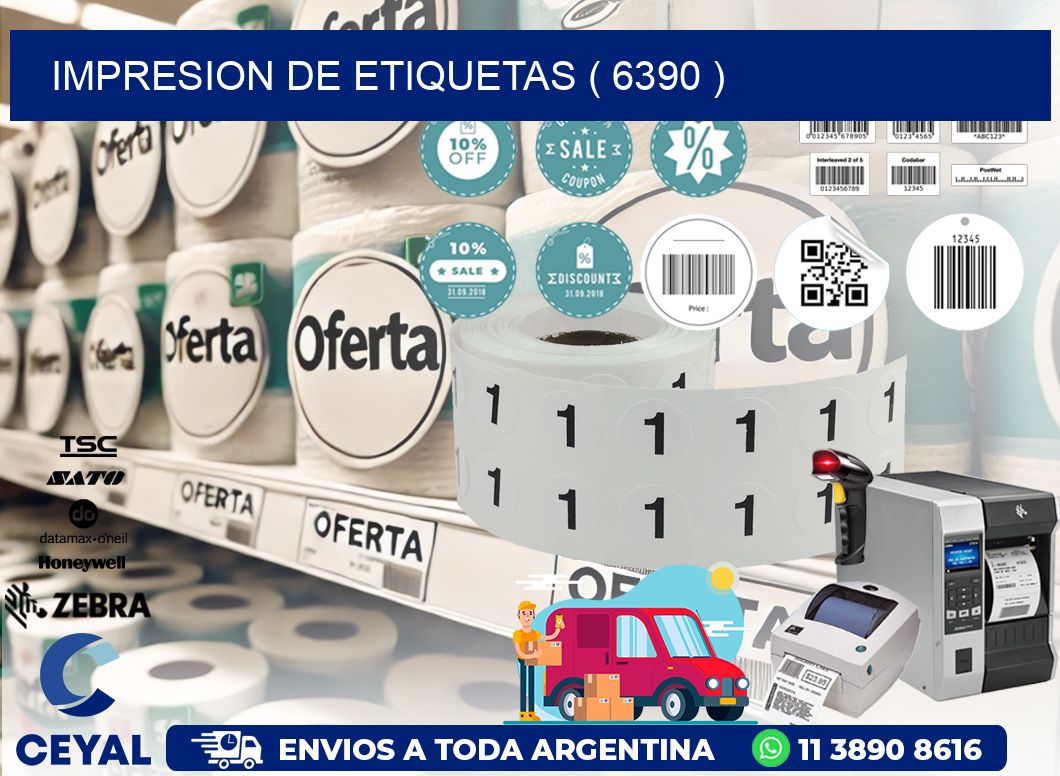 IMPRESION DE ETIQUETAS ( 6390 )