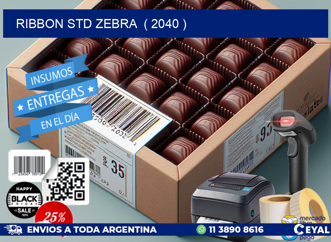 RIBBON STD ZEBRA  ( 2040 )