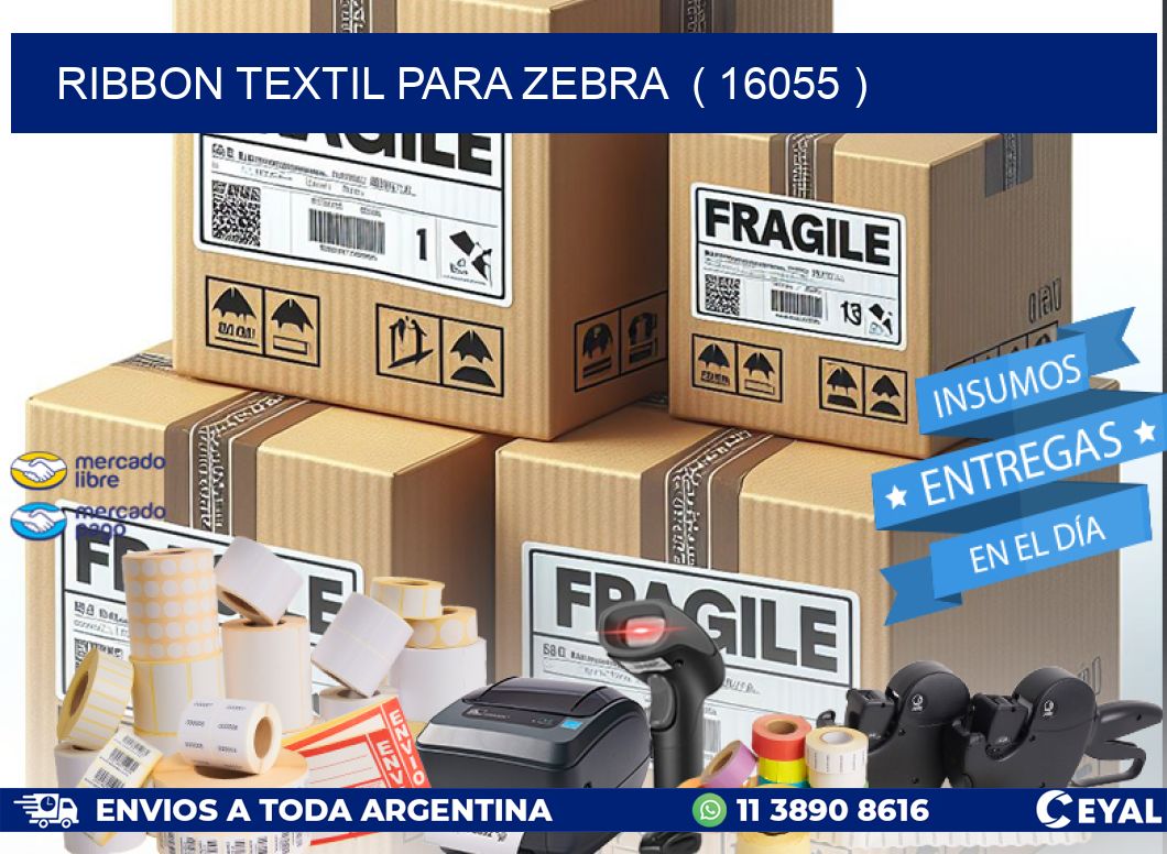 RIBBON TEXTIL PARA ZEBRA  ( 16055 )