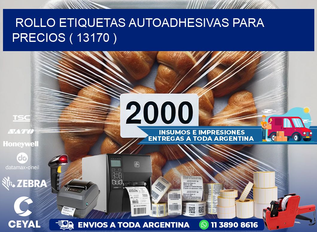 ROLLO ETIQUETAS AUTOADHESIVAS PARA PRECIOS ( 13170 )
