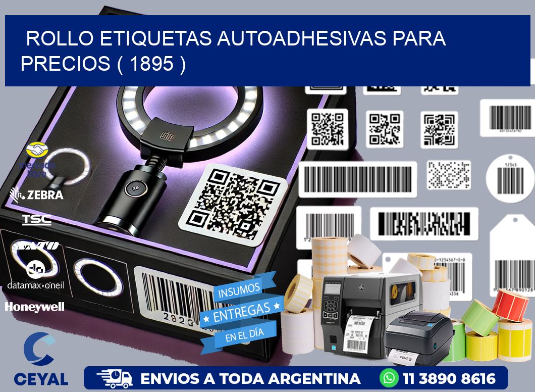ROLLO ETIQUETAS AUTOADHESIVAS PARA PRECIOS ( 1895 )