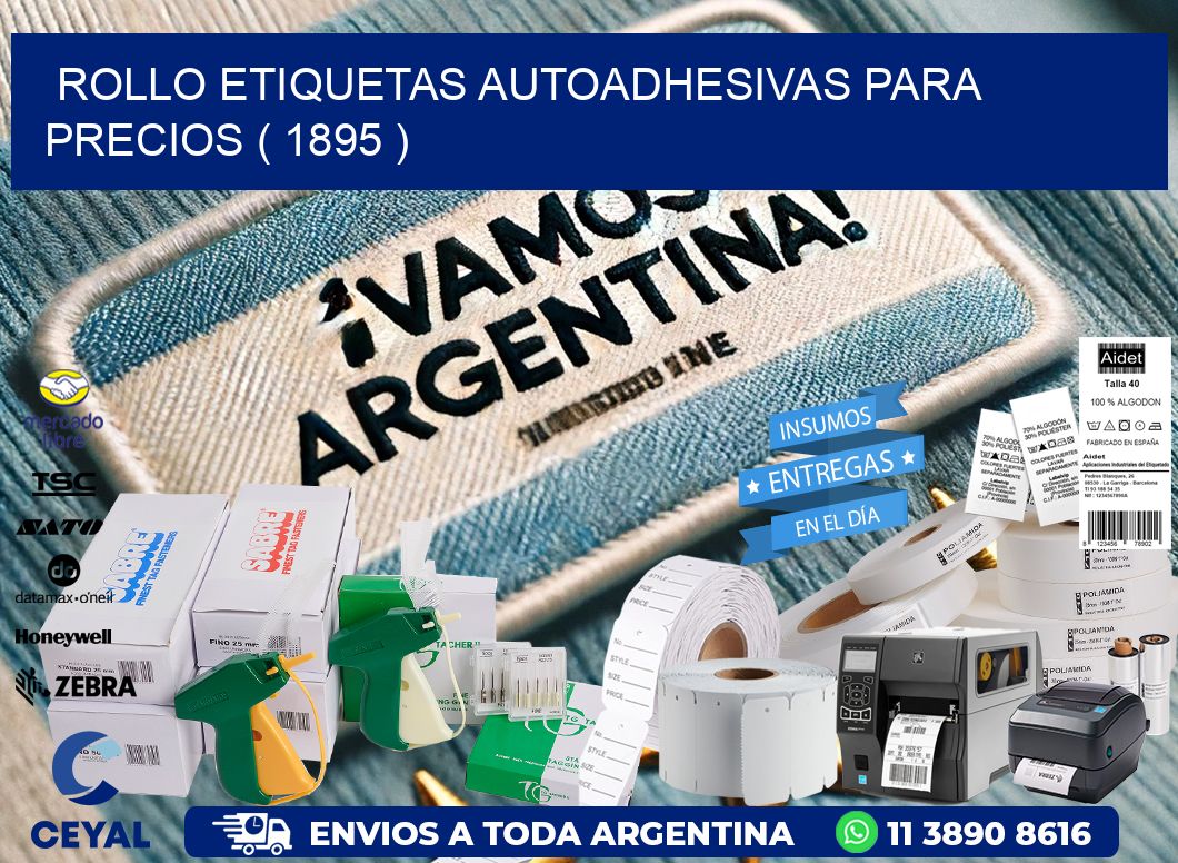 ROLLO ETIQUETAS AUTOADHESIVAS PARA PRECIOS ( 1895 )