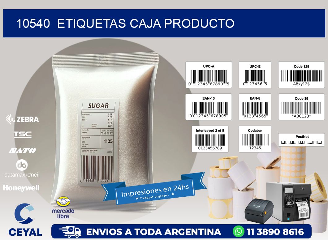 10540  ETIQUETAS CAJA PRODUCTO