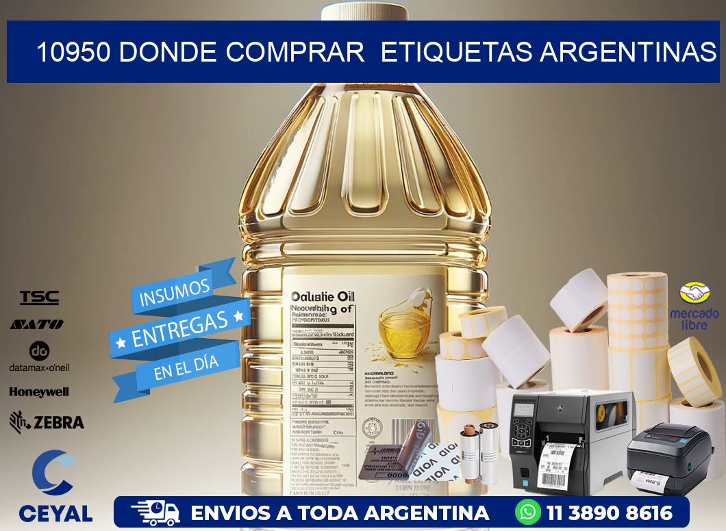 10950 DONDE COMPRAR  ETIQUETAS ARGENTINAS