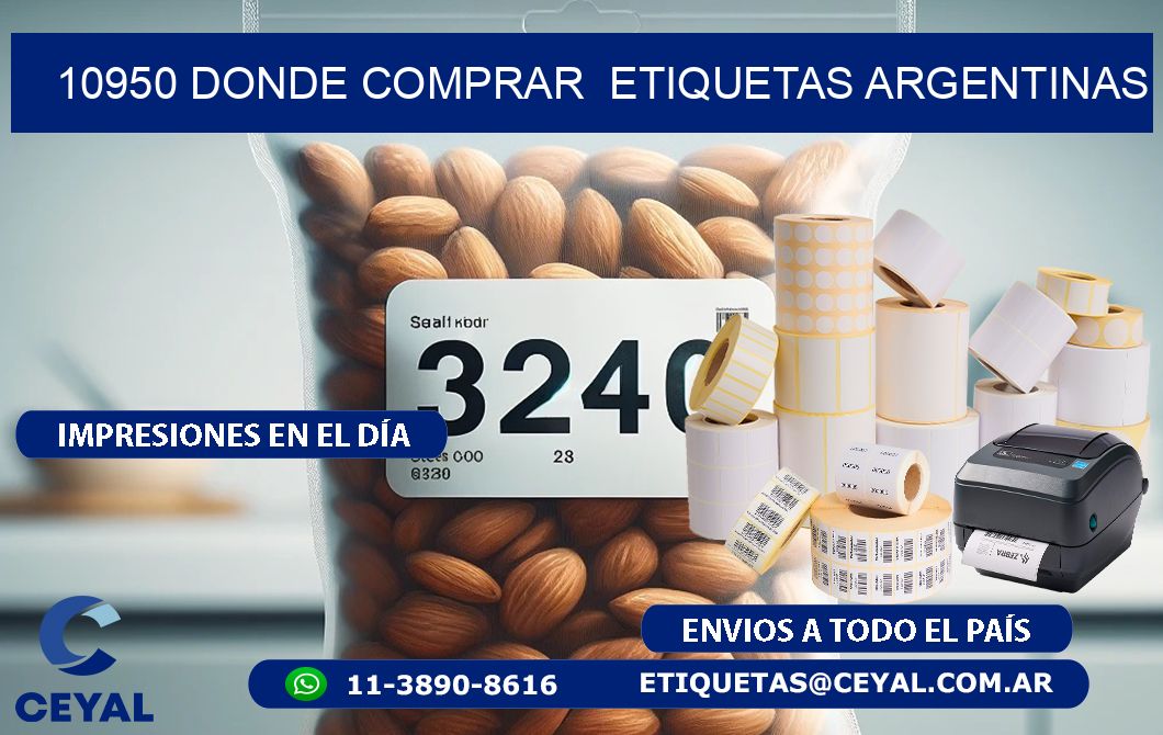 10950 DONDE COMPRAR  ETIQUETAS ARGENTINAS