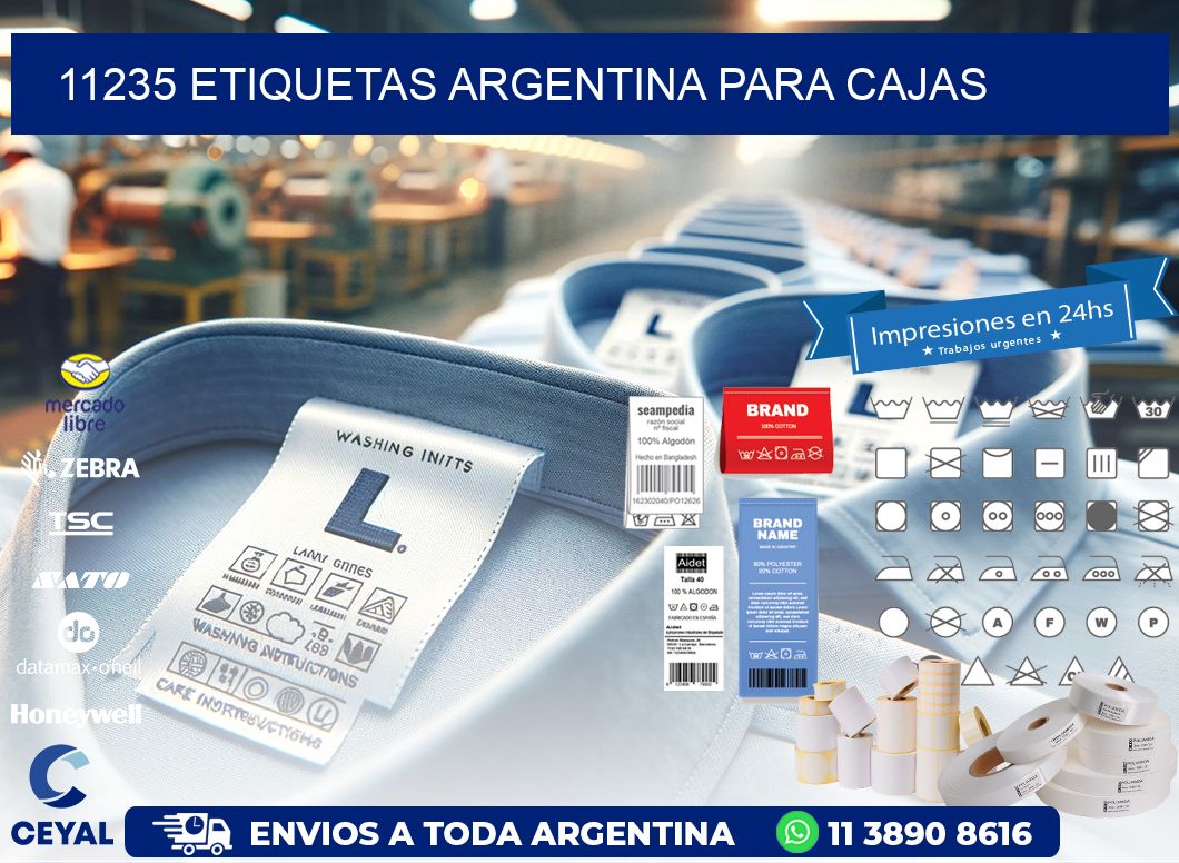 11235 ETIQUETAS ARGENTINA PARA CAJAS