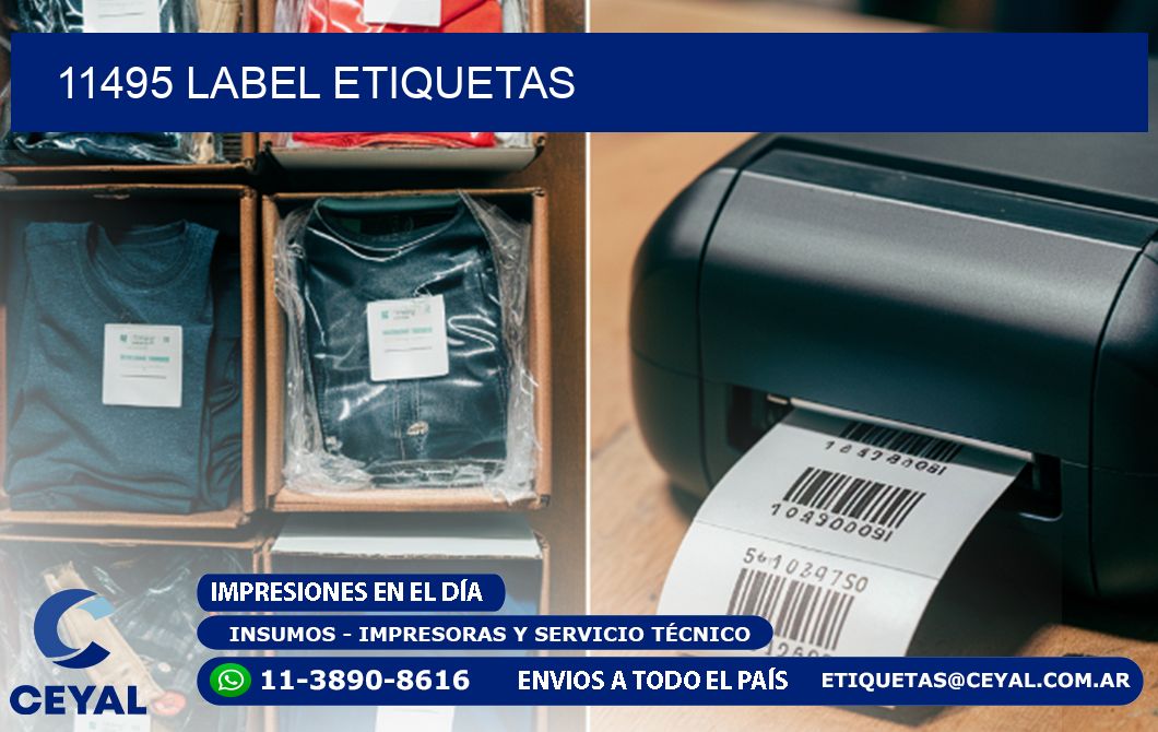 11495 LABEL ETIQUETAS