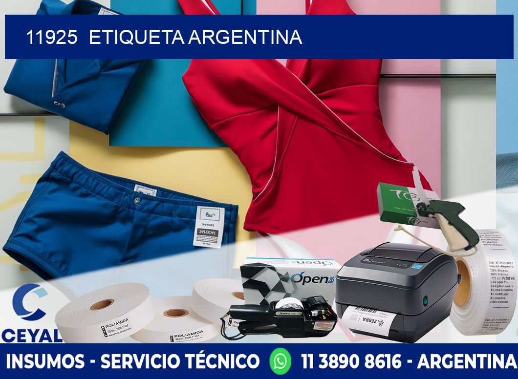 11925  ETIQUETA ARGENTINA