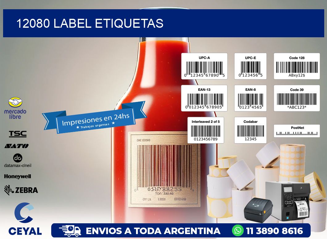 12080 LABEL ETIQUETAS