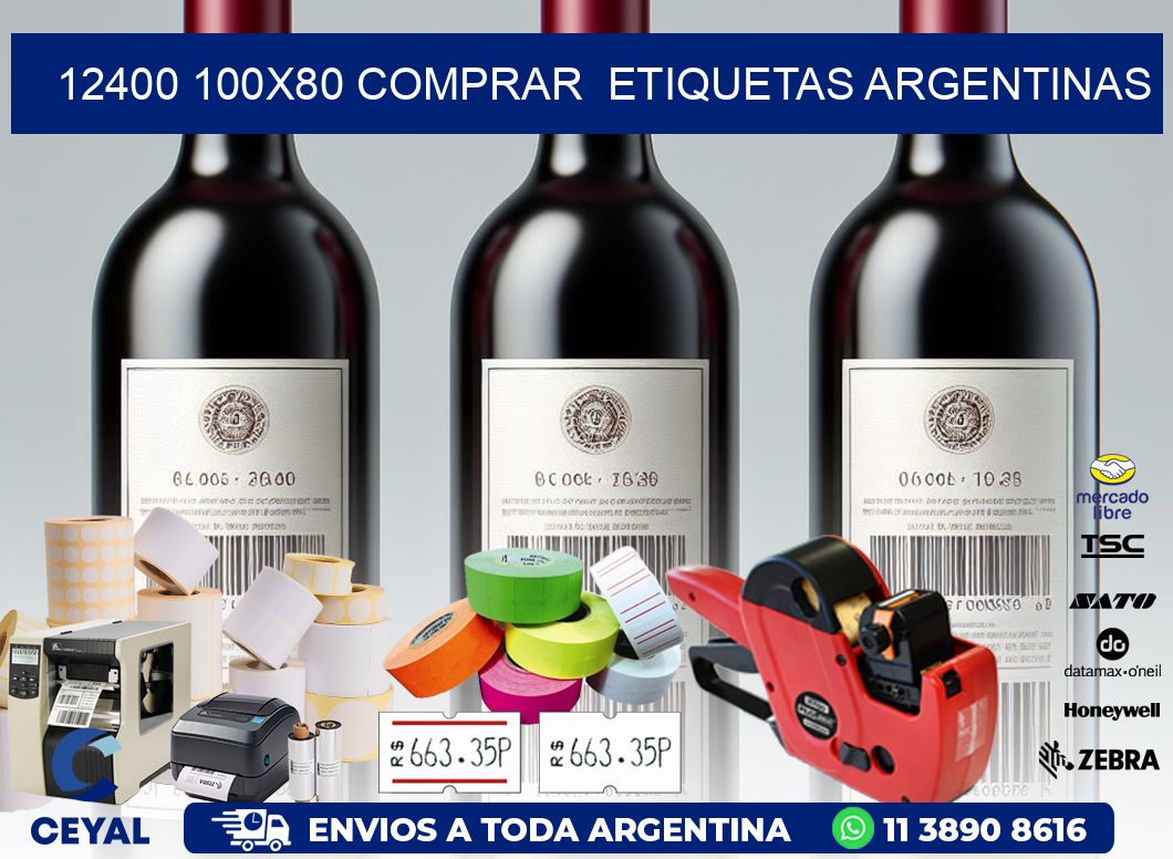 12400 100X80 COMPRAR  ETIQUETAS ARGENTINAS