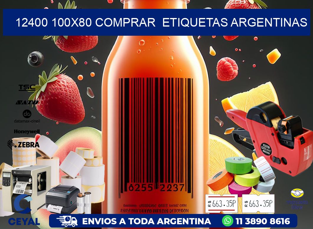 12400 100X80 COMPRAR  ETIQUETAS ARGENTINAS