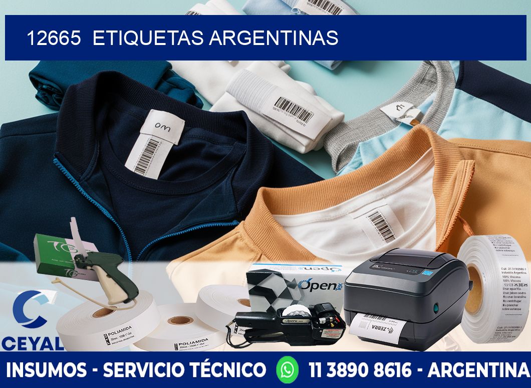 12665  ETIQUETAS ARGENTINAS