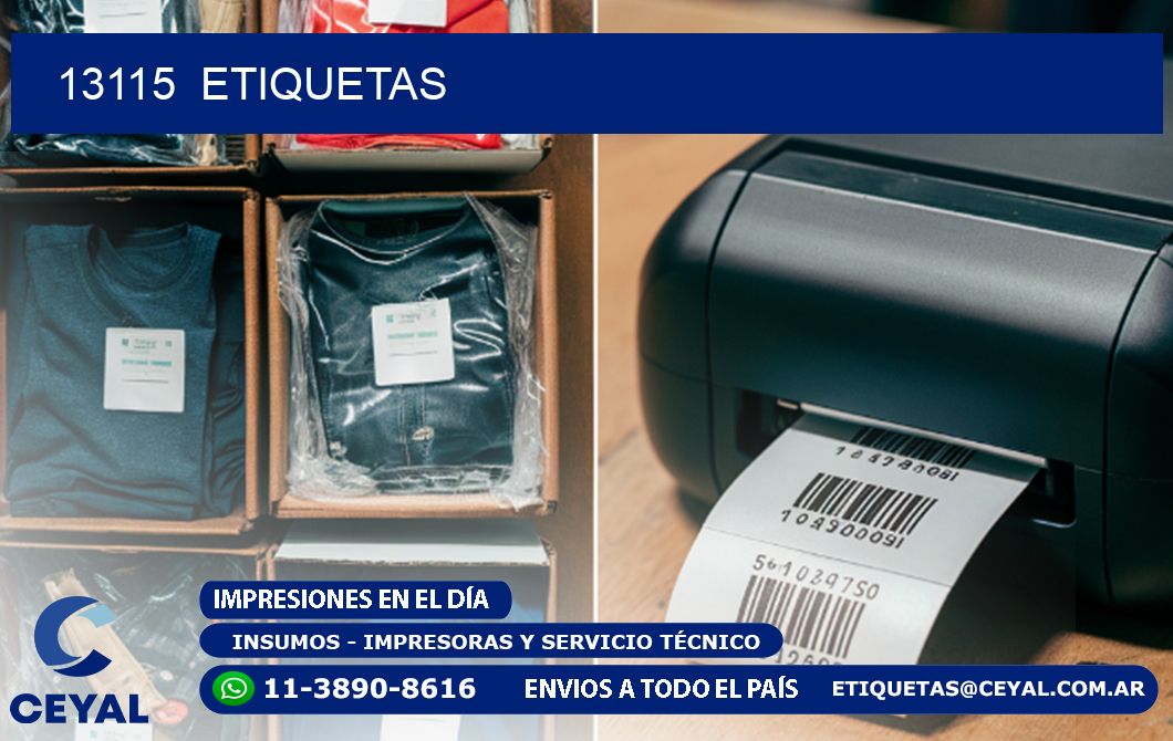 13115  ETIQUETAS