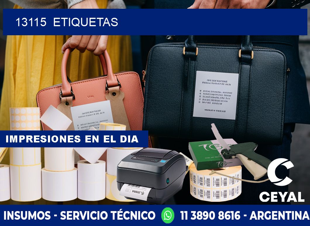 13115  ETIQUETAS