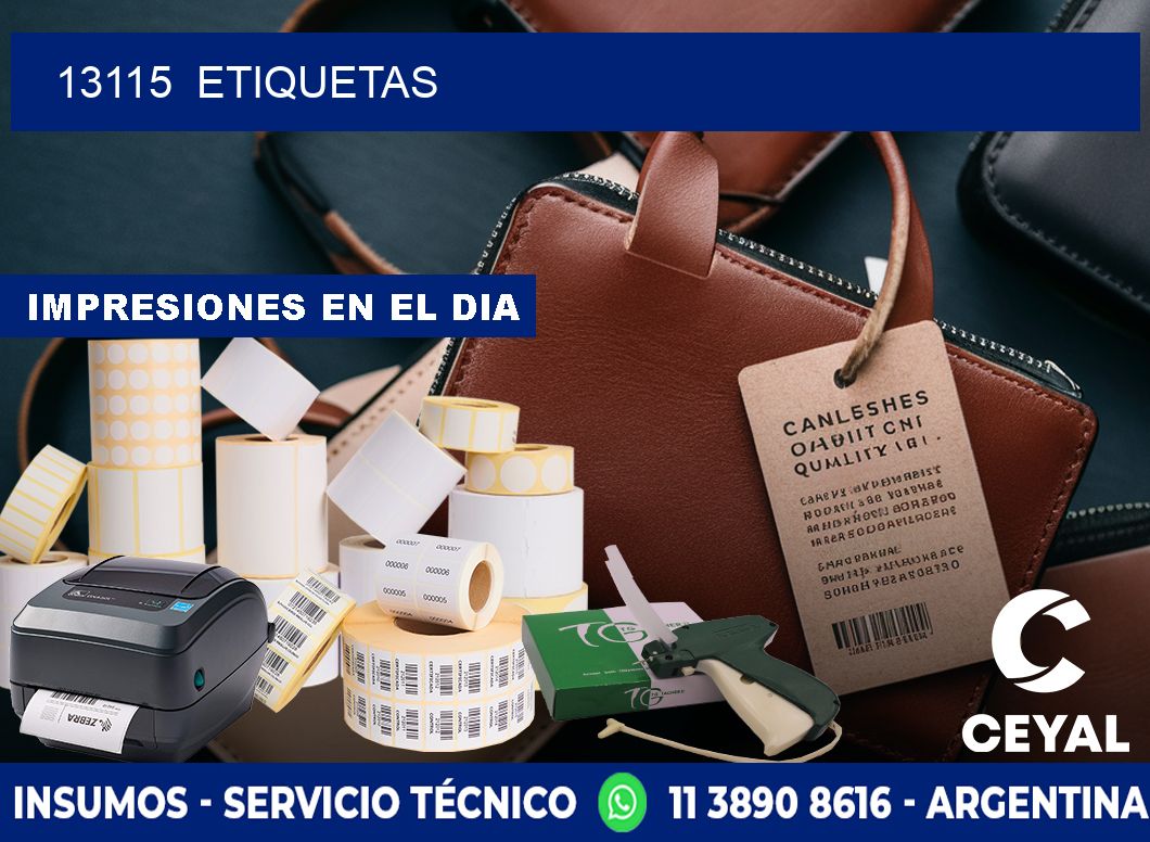 13115  ETIQUETAS