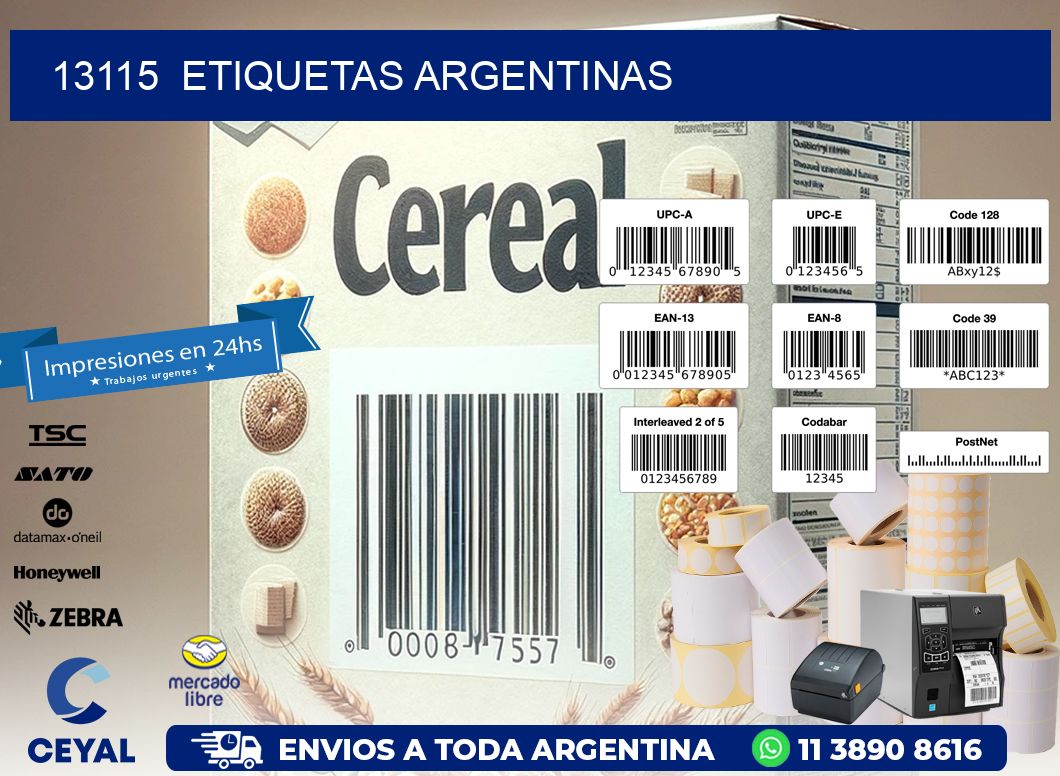 13115  ETIQUETAS ARGENTINAS