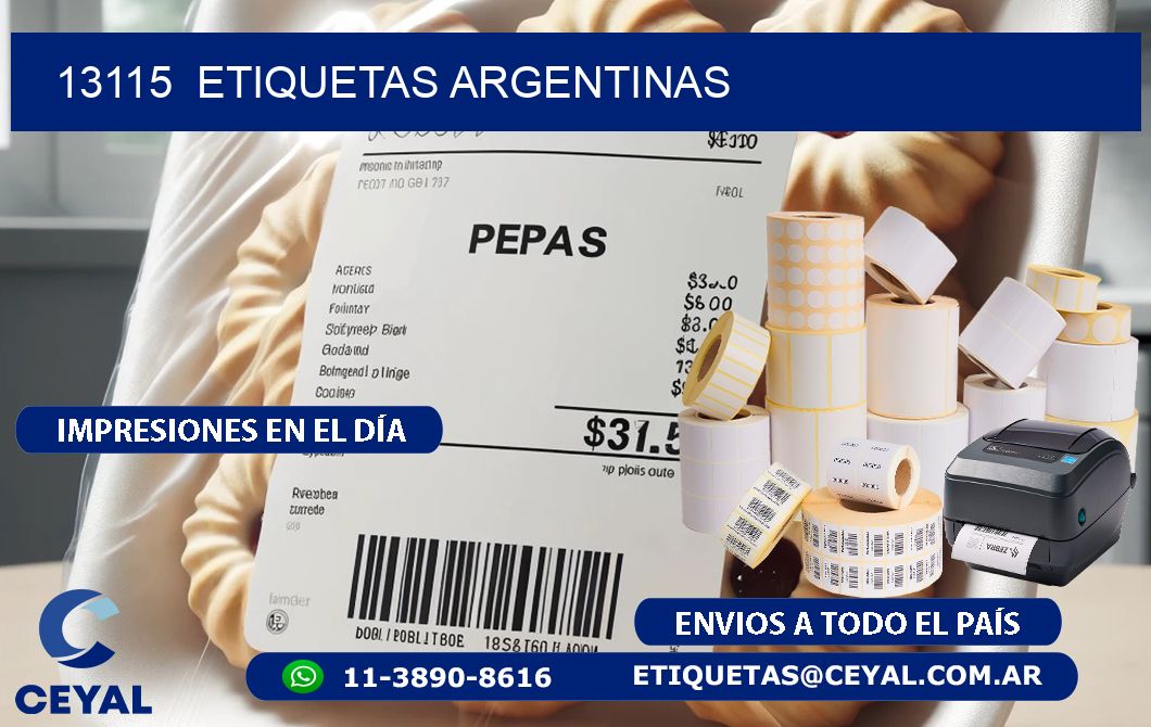 13115  ETIQUETAS ARGENTINAS