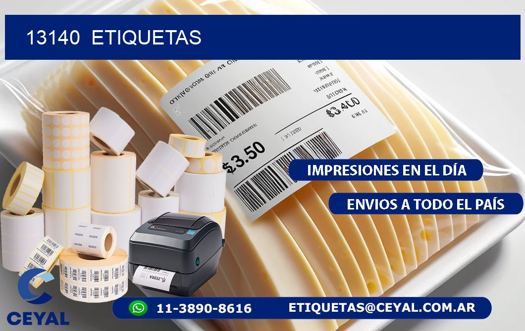 13140  ETIQUETAS