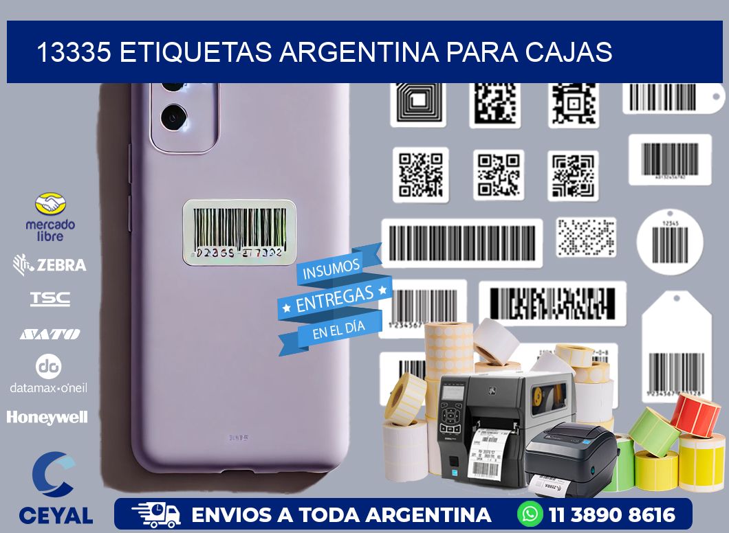 13335 ETIQUETAS ARGENTINA PARA CAJAS