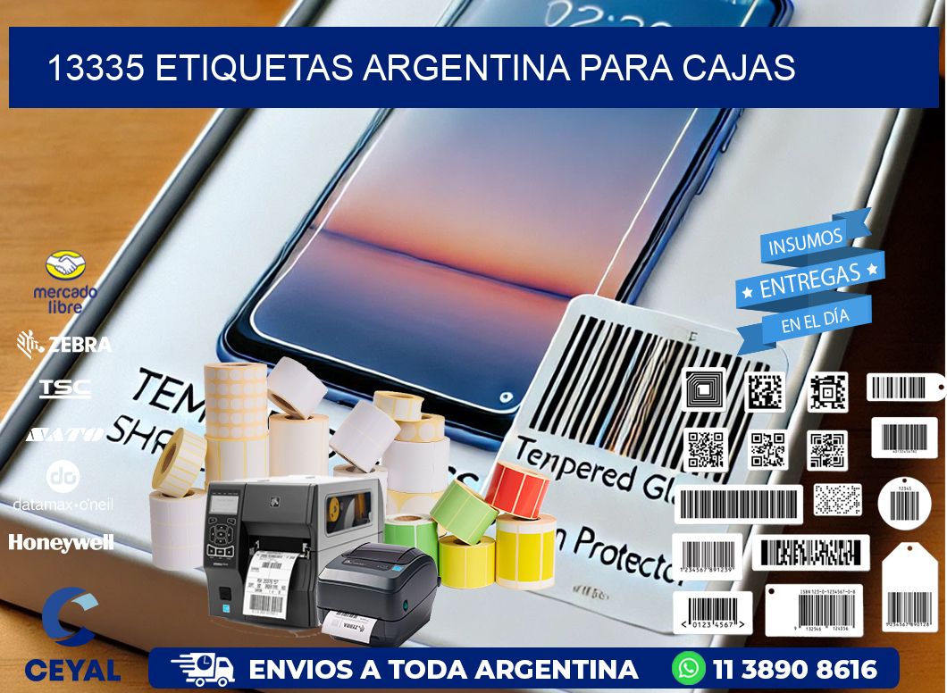 13335 ETIQUETAS ARGENTINA PARA CAJAS