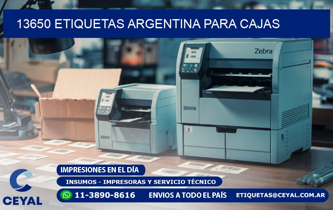 13650 ETIQUETAS ARGENTINA PARA CAJAS