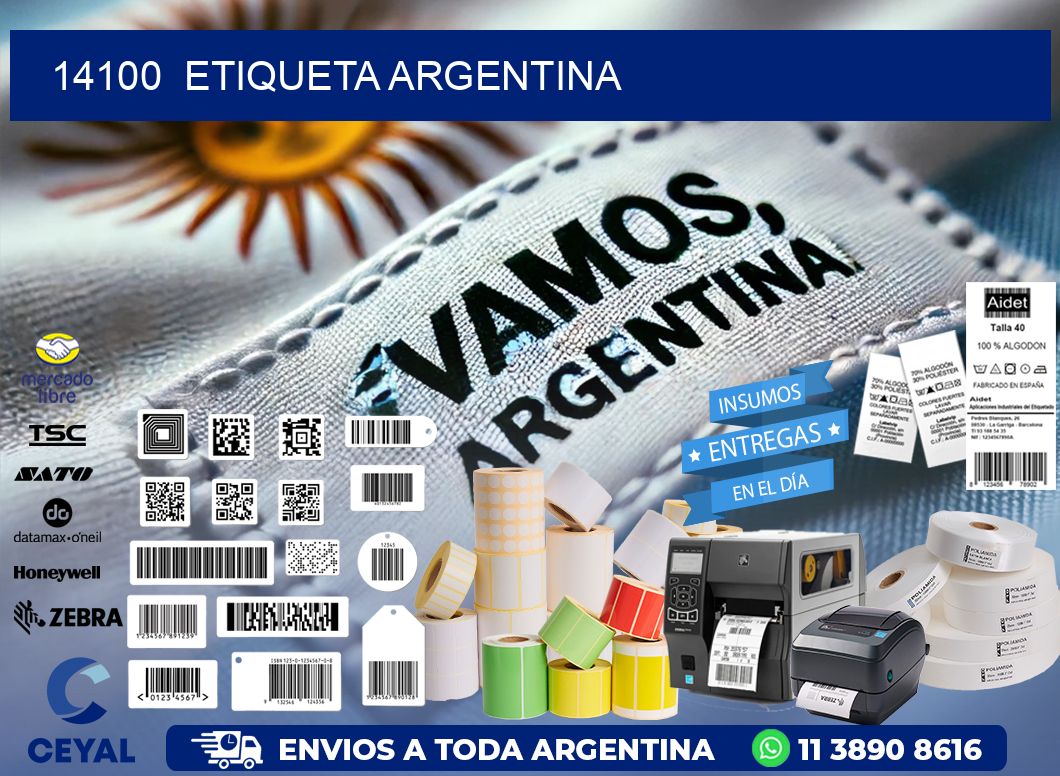 14100  ETIQUETA ARGENTINA