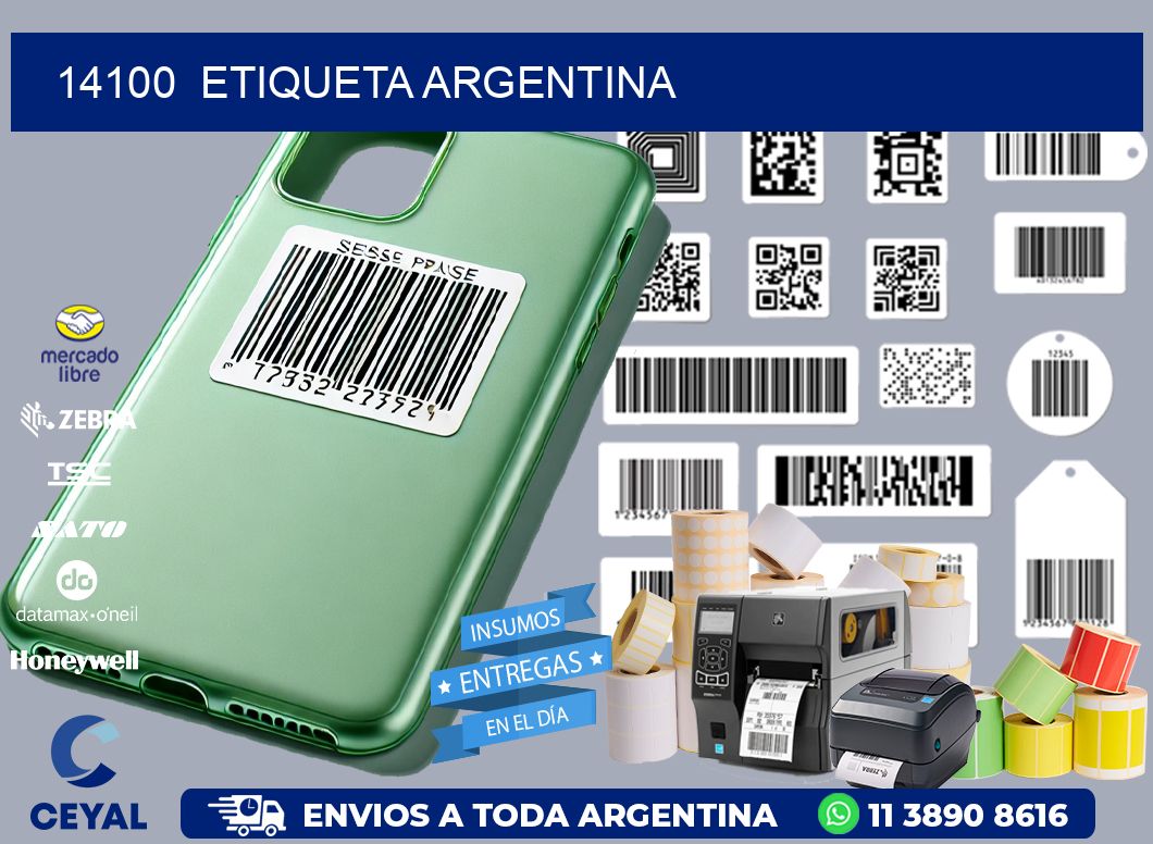 14100  ETIQUETA ARGENTINA