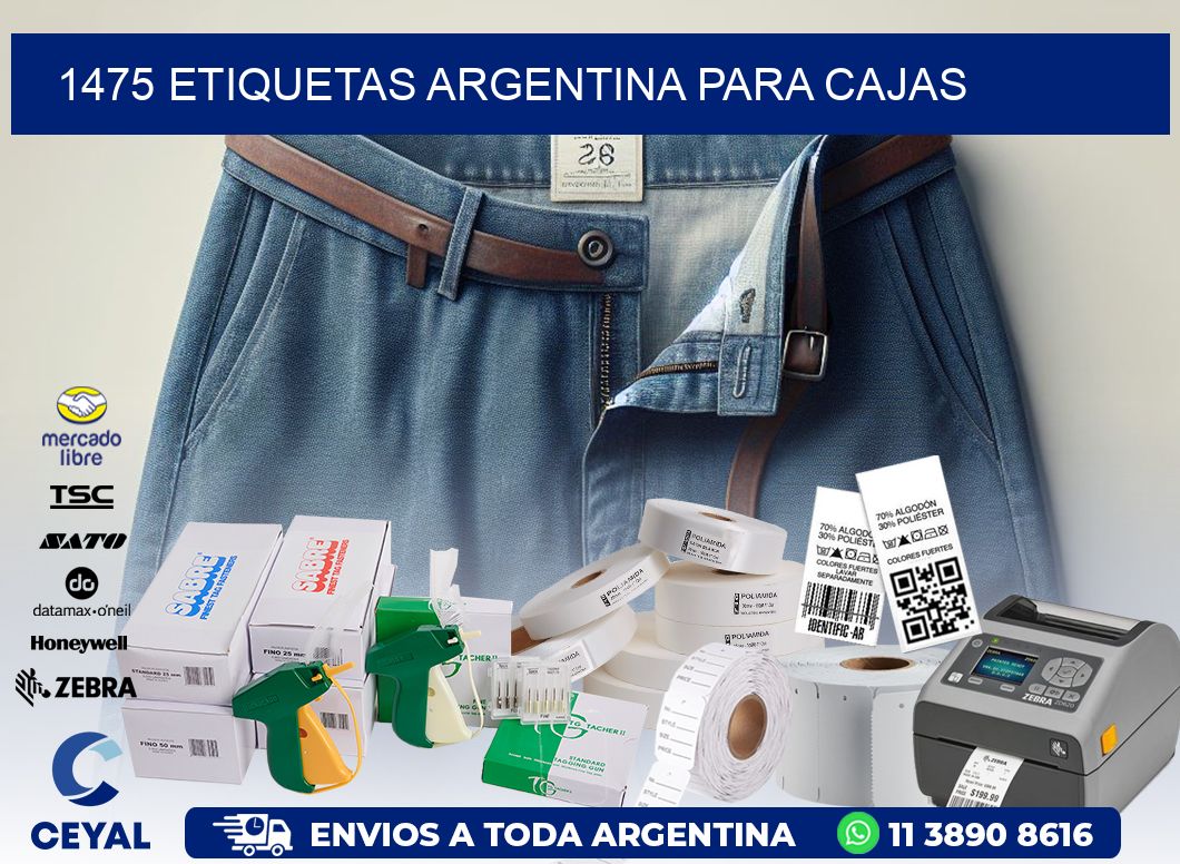 1475 ETIQUETAS ARGENTINA PARA CAJAS